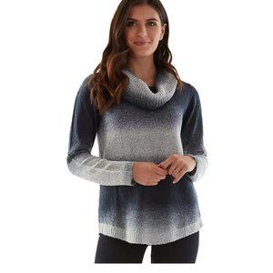 AB Studio cowl neck blue sweater
